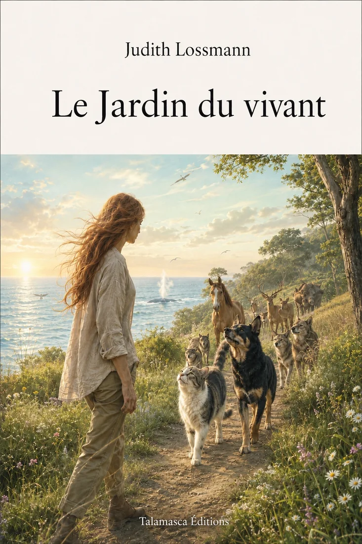 Couverture de travail du roman Le Jardin du vivant de Judith Lossmann